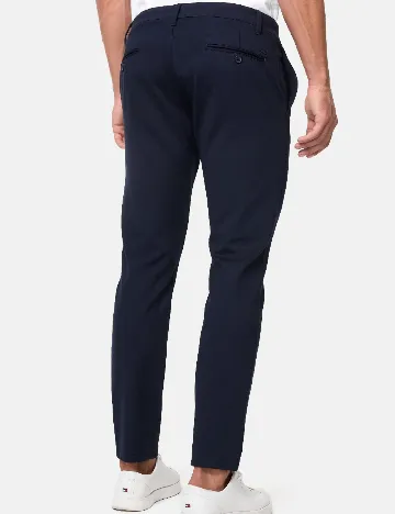 Pantaloni INDICODE, bleumarin inchis