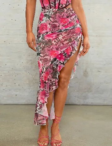 Fusta SHEIN, floral print