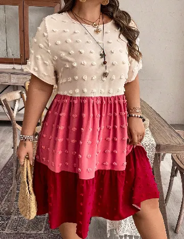 Rochie scurta SHEIN CURVE, mix culori