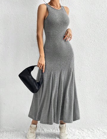 Rochie lunga SHEIN, gri