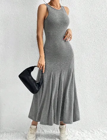 Rochie lunga SHEIN, gri