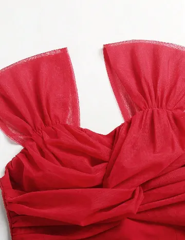Rochie medie SHEIN CURVE, rosu