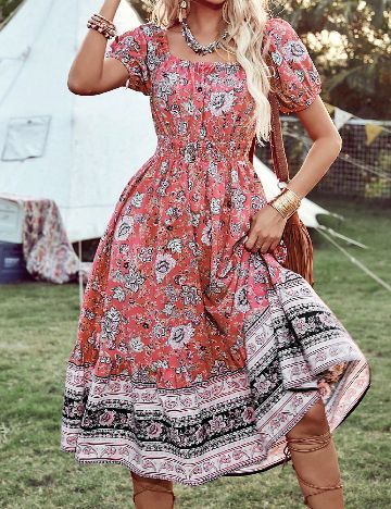 Rochie medie SHEIN, mix culori