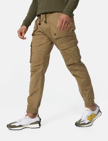 Pantaloni INDICODE, maro deschis