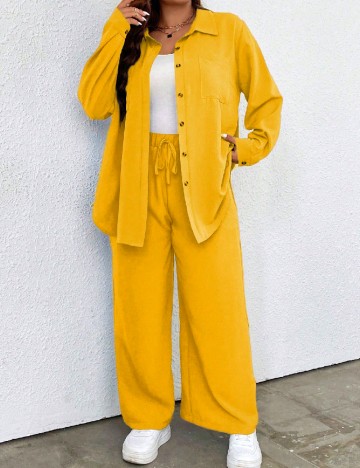 Compleu SHEIN CURVE, galben