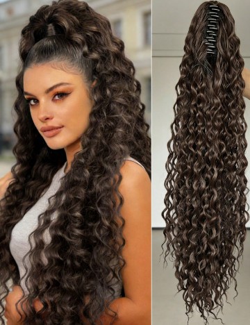 Extensie de par SHEIN, maro