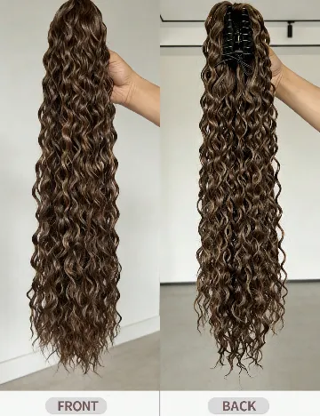 Extensie de par SHEIN, maro