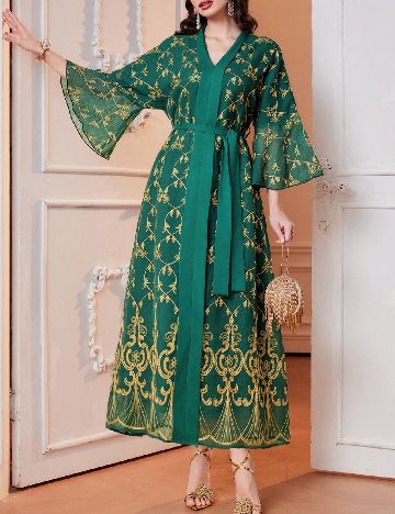 Rochie lunga SHEIN, verde