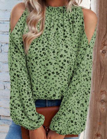Bluza SHEIN, verde