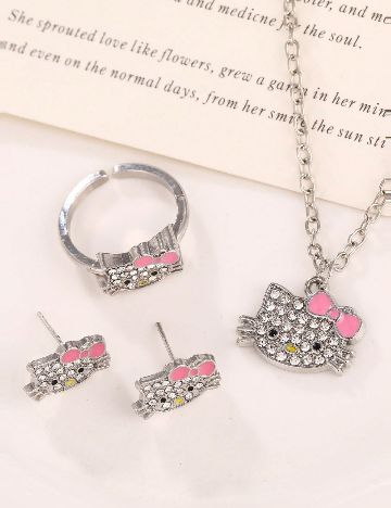 Set bijuterii SHEIN, argintiu