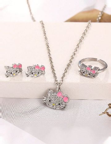 Set bijuterii SHEIN, argintiu