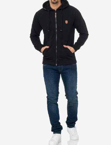 Hanorac INDICODE, negru