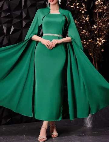 Rochie lunga SHEIN, verde