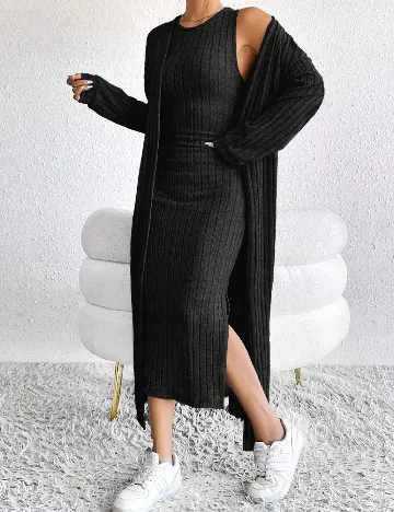 Set Rochie si Cardigan SHEIN, negru