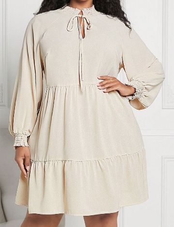 Rochie scurta SHEIN CURVE, bej