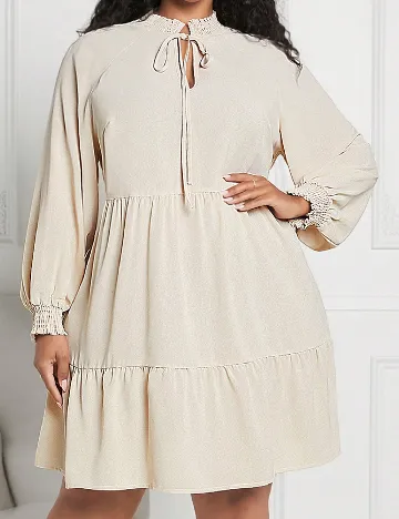 Rochie scurta SHEIN CURVE, bej