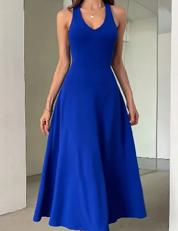 Rochie lunga SHEIN, albastru