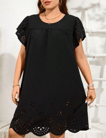 Rochie scurta SHEIN CURVE, negru