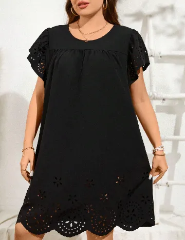 Rochie scurta SHEIN CURVE, negru