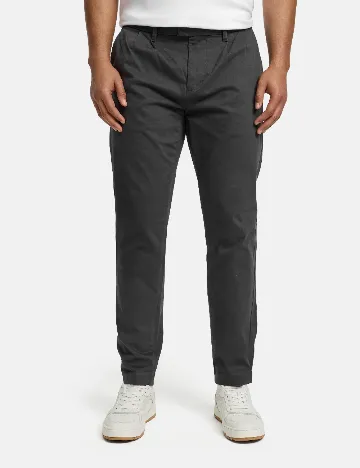 Pantaloni INDICODE, gri inchis