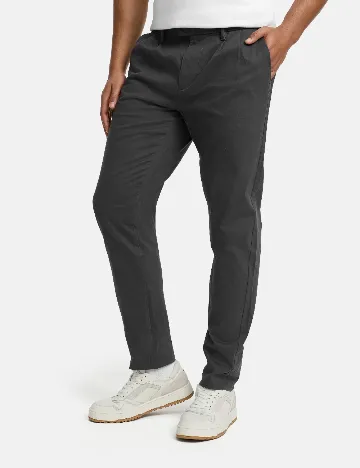 Pantaloni INDICODE, gri inchis