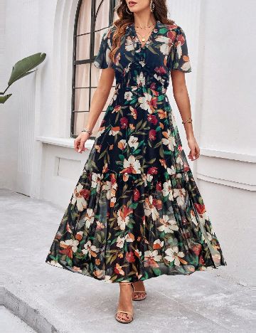 Rochie lunga SHEIN, mix culori