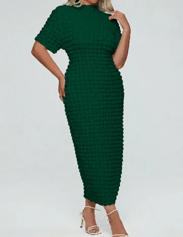 Rochie lunga SHEIN CURVE, verde