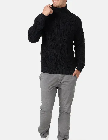 Pulover INDICODE, negru