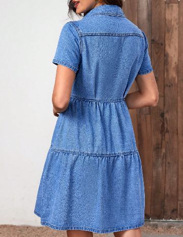 Rochie scurta SHEIN, albastru