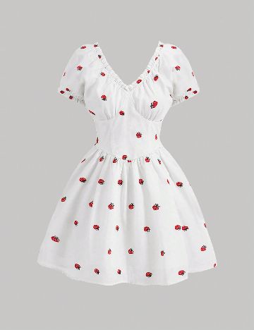 Rochie scurta SHEIN, alb