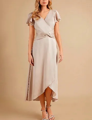 Rochie medie SHEIN, crem