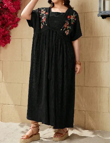 Rochie lunga SHEIN CURVE, negru