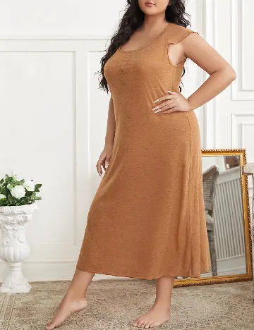 Rochie de noapte SHEIN CURVE, maro