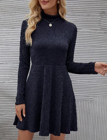 Rochie scurta SHEIN, bleumarin