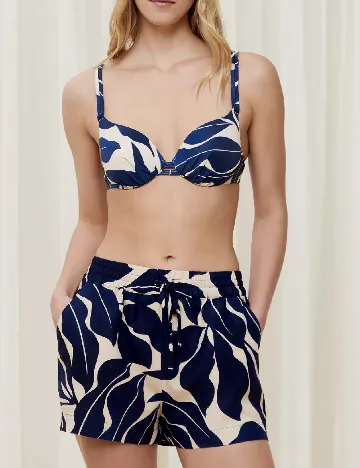 Sutien de baie Triumph, bleumarin