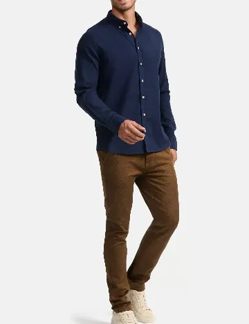 Camasa INDICODE, bleumarin