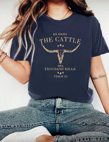 Tricou SHEIN, bleumarin