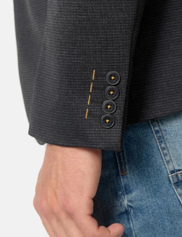 Sacou Jeff Urban Tailoring, gri inchis