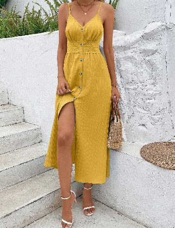 Rochie lunga SHEIN, galben