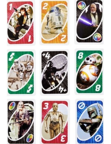 Joc UNO Star Wars SHEIN, mix culori
