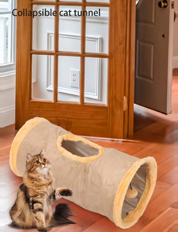 Tunel pentru pisici SHEIN, maro