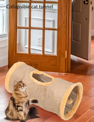 Tunel pentru pisici SHEIN, maro