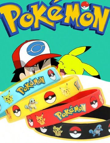 Set bratari Pokemon 12 buc SHEIN, mix culori