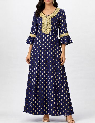 Rochie lunga SHEIN, albastru