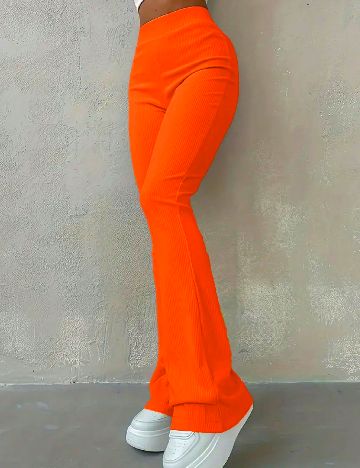 Pantaloni SHEIN, portocaliu