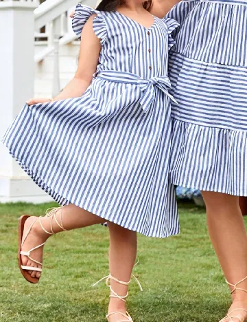 Rochie Shein Kids, albastru/alb