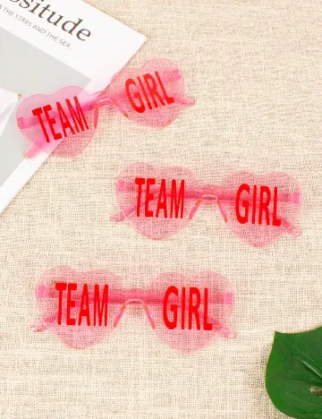 Set ochelari Gender Reveal, 8 buc SHEIN, roz