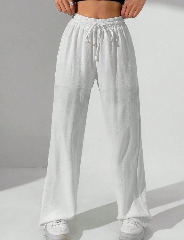 Pantaloni SHEIN, alb