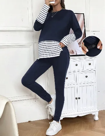 Compleu SHEIN Maternity, bleumarin