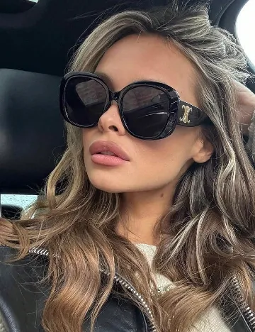 Ochelari de soare SHEIN, negru